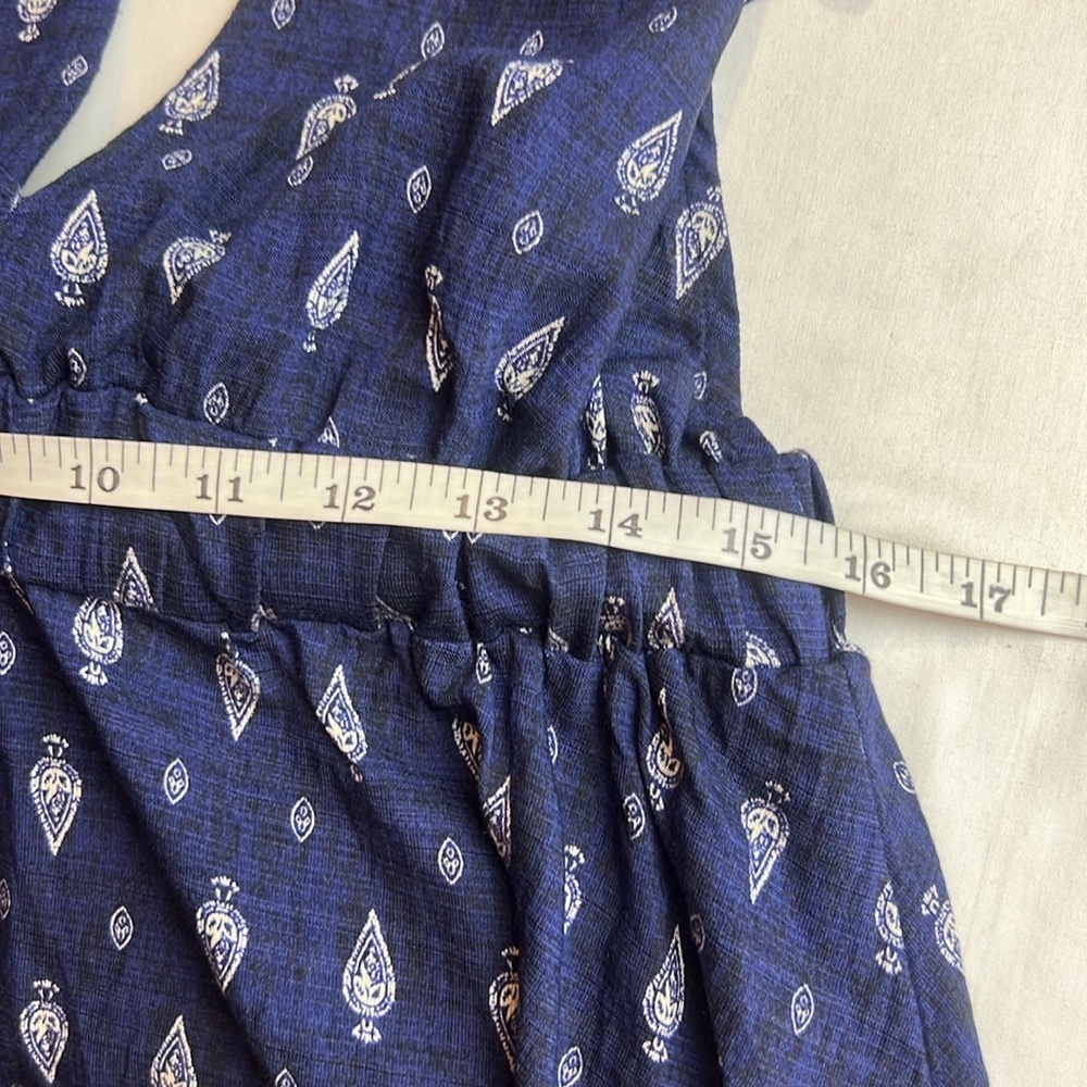 CUPSHE Take the Plunge Paisley Mini Dress SZ XL - Picture 15 of 16